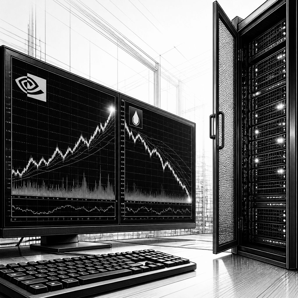 Nvidia im Plus: Öl fällt, Zinsen im Fokus und KI-IPO belebt die Märkte Nvidia im Plus: Öl fällt, Zinsen im Fokus und KI-IPO belebt die Märkte