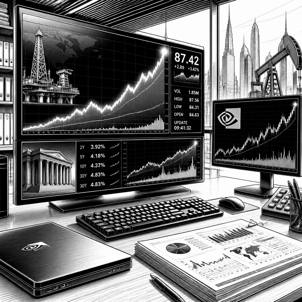 NVIDIA leicht schwächer: Öl und Renditen ziehen an, KI-Vorfälle belasten Stimmung NVIDIA leicht schwächer: Öl und Renditen ziehen an, KI-Vorfälle belasten Stimmung