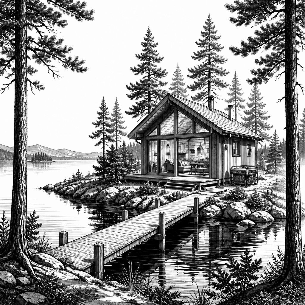 Inselhaus in Maine für rund 392.000 Euro: 400 m², eigener Steg und Glasdusche Inselhaus in Maine für rund 392.000 Euro: 400 m², eigener Steg und Glasdusche
