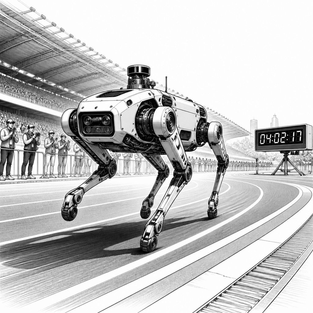 KAIST-Roboter „Raibo2“ läuft Marathon unter 4:19 und setzt Reichweitenmaßstab KAIST-Roboter „Raibo2“ läuft Marathon unter 4:19 und setzt Reichweitenmaßstab