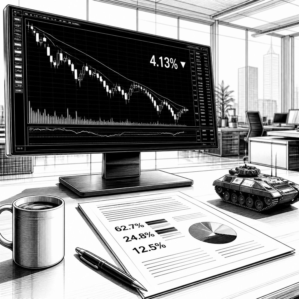 RENK-Aktie schwächer nach Xetra-Schlusskurs: BlackRock meldet 4,13% RENK-Aktie schwächer nach Xetra-Schlusskurs: BlackRock meldet 4,13%