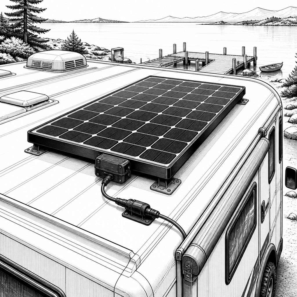Renogy 100-Watt-12V-Modul: Monokristallin mit schwarzem Rahmen im Offgrid-Check Renogy 100-Watt-12V-Modul: Monokristallin mit schwarzem Rahmen im Offgrid-Check