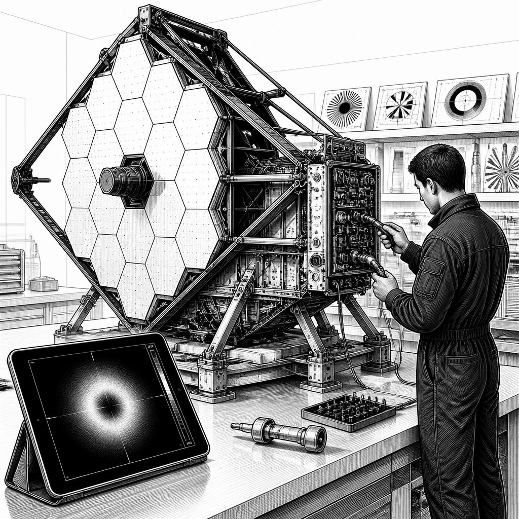 Roman-Weltraumteleskop sendet erste WFI-Testaufnahme: Unschärfe beim Feintuning Roman-Weltraumteleskop sendet erste WFI-Testaufnahme: Unschärfe beim Feintuning