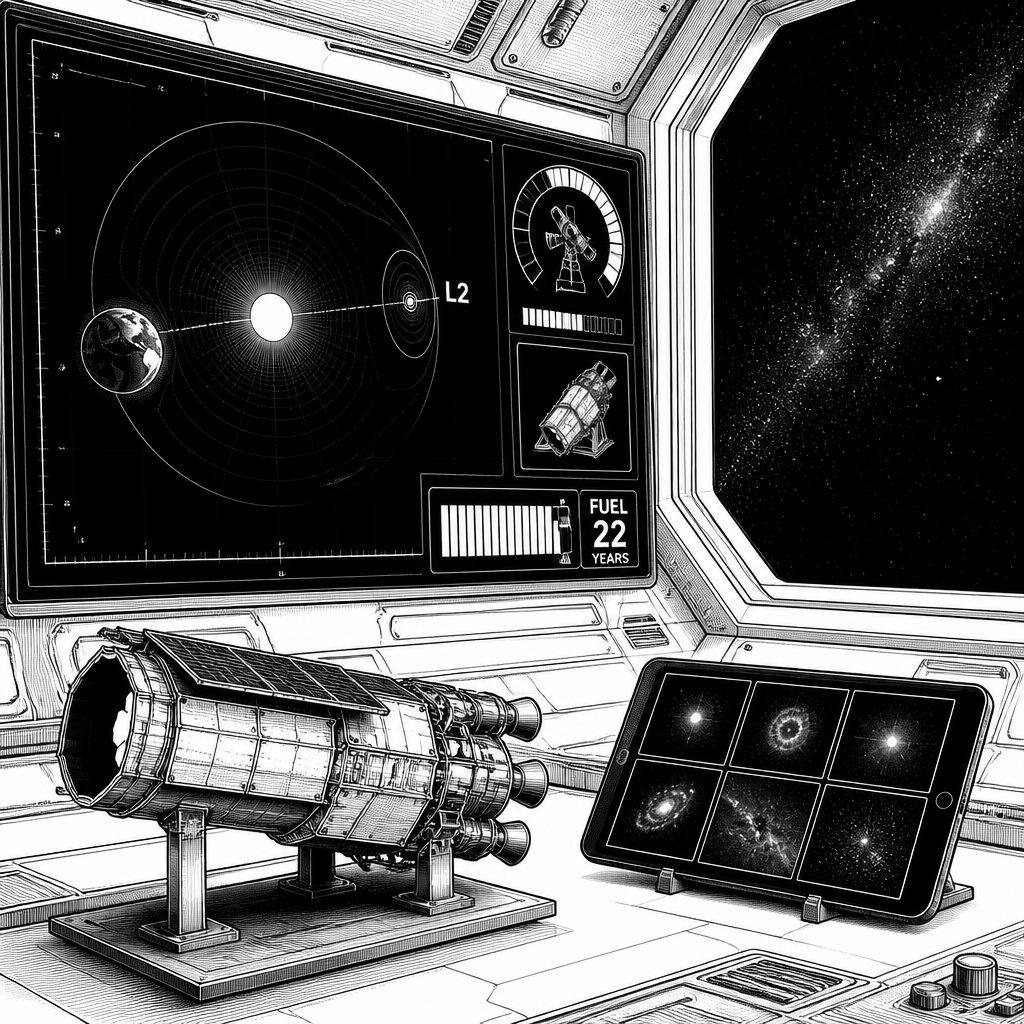 Roman-Teleskop: Treibstoff reicht laut NASA für mindestens 22 Jahre Roman-Teleskop: Treibstoff reicht laut NASA für mindestens 22 Jahre