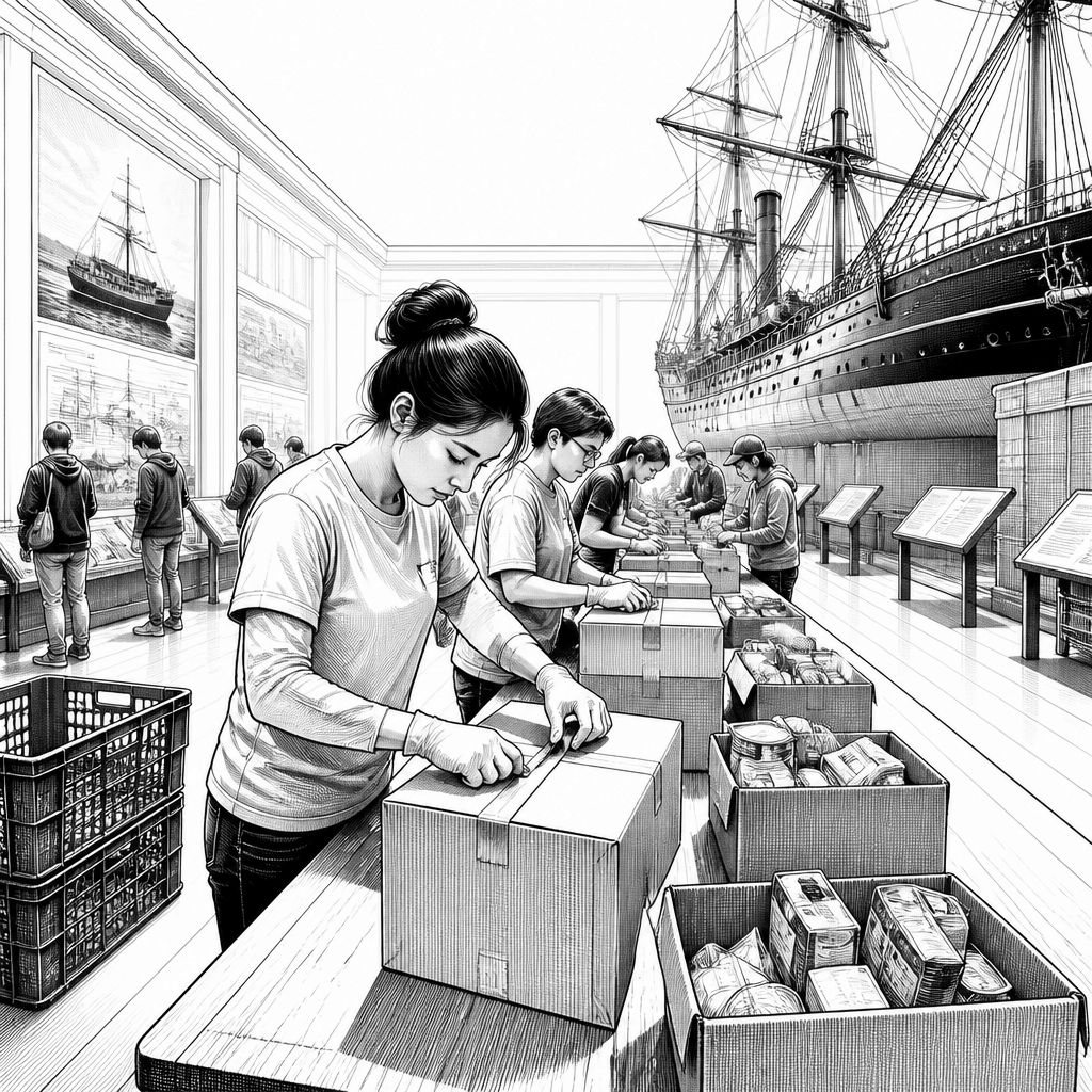 Blue Star Families hilft Militärangehörigen in San Diego mit kostenlosen Food-Boxen Blue Star Families hilft Militärangehörigen in San Diego mit kostenlosen Food-Boxen