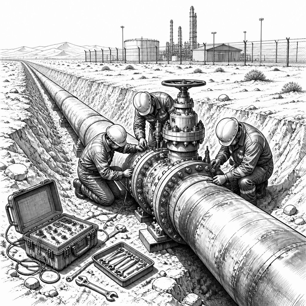 Saudi-Pipeline nach Drohnenreparaturen wieder in Betrieb Saudi-Pipeline nach Drohnenreparaturen wieder in Betrieb