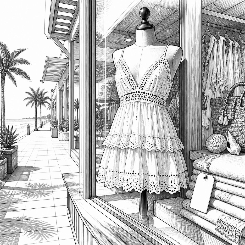 Seafolly Broderie-Anglaise-Mini-Kleid: Baumwolle, V-Ausschnitt und Preis im Vergleich Seafolly Broderie-Anglaise-Mini-Kleid: Baumwolle, V-Ausschnitt und Preis im Vergleich