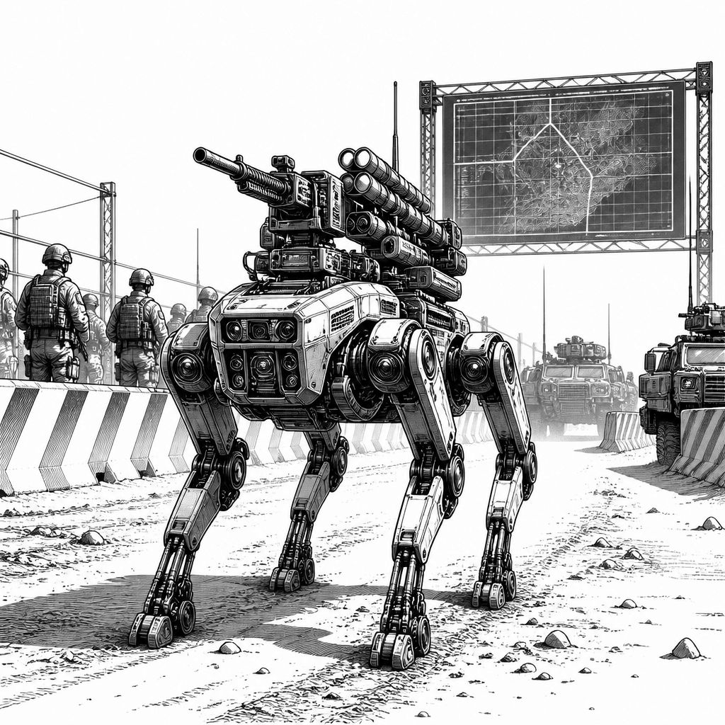 Serbiens Roboterdogs in Übung: Chinesische Technik im Hintergrund? Serbiens Roboterdogs in Übung: Chinesische Technik im Hintergrund?