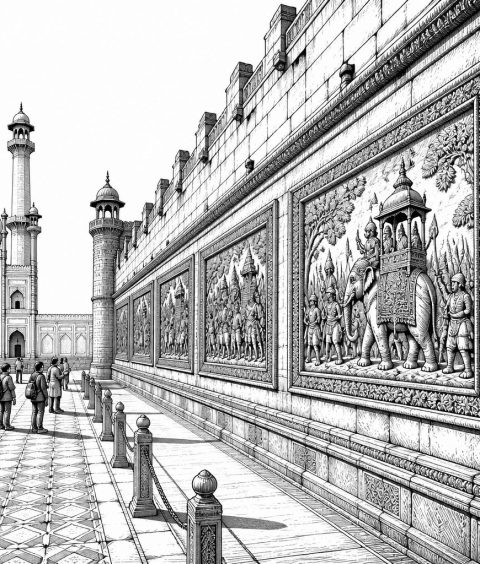 ai-shahi-qila-lahore-picture-wall