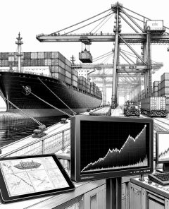 ai-shipping-stocks-freight-rates-asian-port