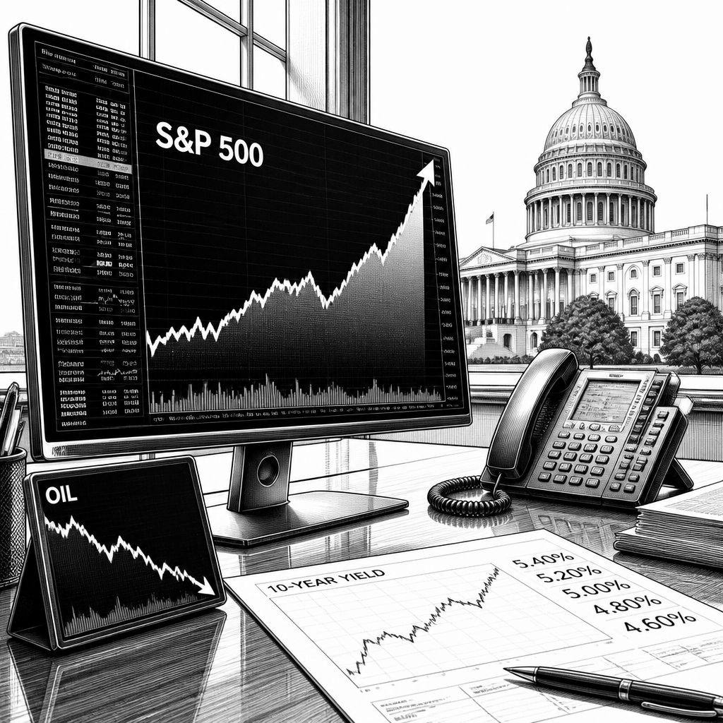 S&P 500 dreht nach Nahost-Entspannung: Öl fällt, Renditen bleiben hoch S&P 500 dreht nach Nahost-Entspannung: Öl fällt, Renditen bleiben hoch