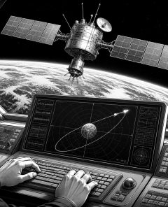 ai-space-control-orbit-satellite