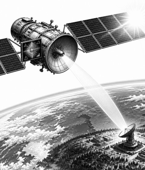 ai-space-satellite-orbit-laser-ai