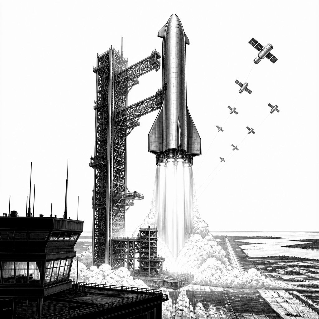 Starship erreicht erstmals die Umlaufbahn und setzt Starlink V3 in LEO aus Starship erreicht erstmals die Umlaufbahn und setzt Starlink V3 in LEO aus