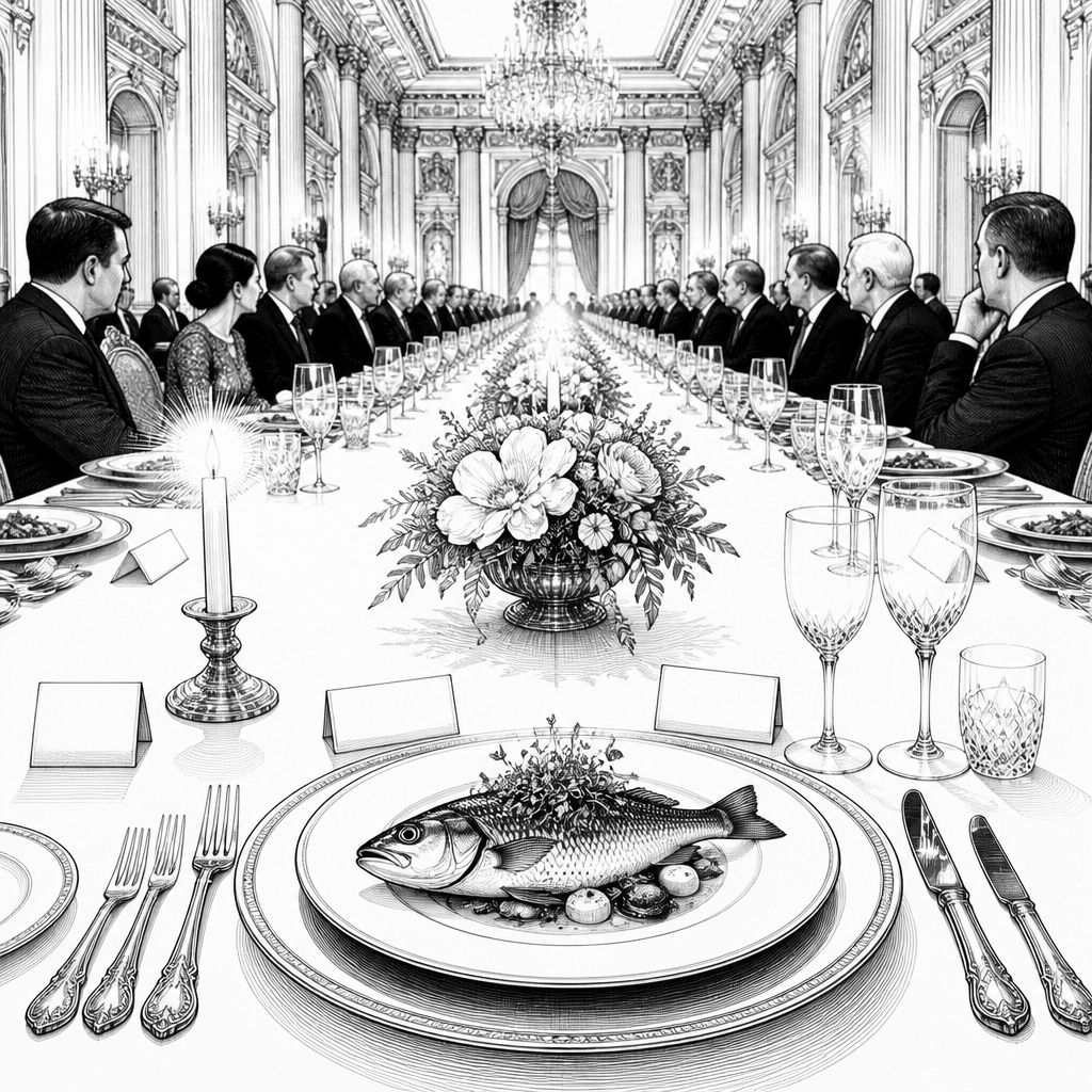 Staatsdinner für Xi: Tech-Milliardäre, Sea Bass und Signale hinter den Kulissen Staatsdinner für Xi: Tech-Milliardäre, Sea Bass und Signale hinter den Kulissen