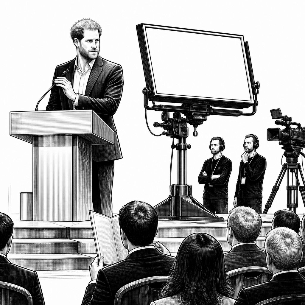 Teleprompter streikt: Prinz Harry warnt in New York vor KI-Risiken für Kinder Teleprompter streikt: Prinz Harry warnt in New York vor KI-Risiken für Kinder