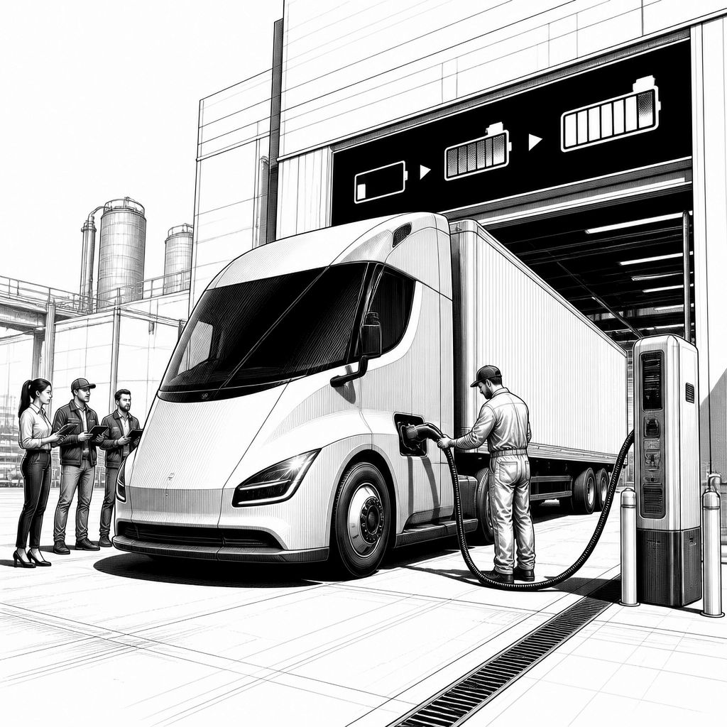 Tesla liefert erste Semi-Elektro-Lkw aus: 500 Meilen Reichweite, neue Megawatt-Ladeinfrastruktur Tesla liefert erste Semi-Elektro-Lkw aus: 500 Meilen Reichweite, neue Megawatt-Ladeinfrastruktur