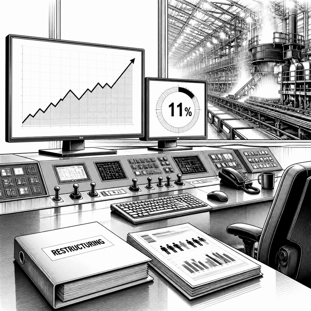 Thyssenkrupp: Stahlsparte peilt 1,2 Mrd. Euro EBITDA bei 11% Marge an Thyssenkrupp: Stahlsparte peilt 1,2 Mrd. Euro EBITDA bei 11% Marge an
