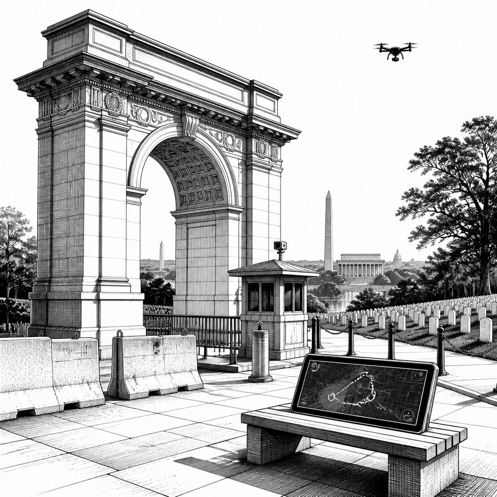 Trumps Triumphal Arch in Washington: Tor wird zum „Military Complex“ Trumps Triumphal Arch in Washington: Tor wird zum „Military Complex“