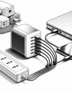 ai-ugreen-six-port-charger-desk-setup