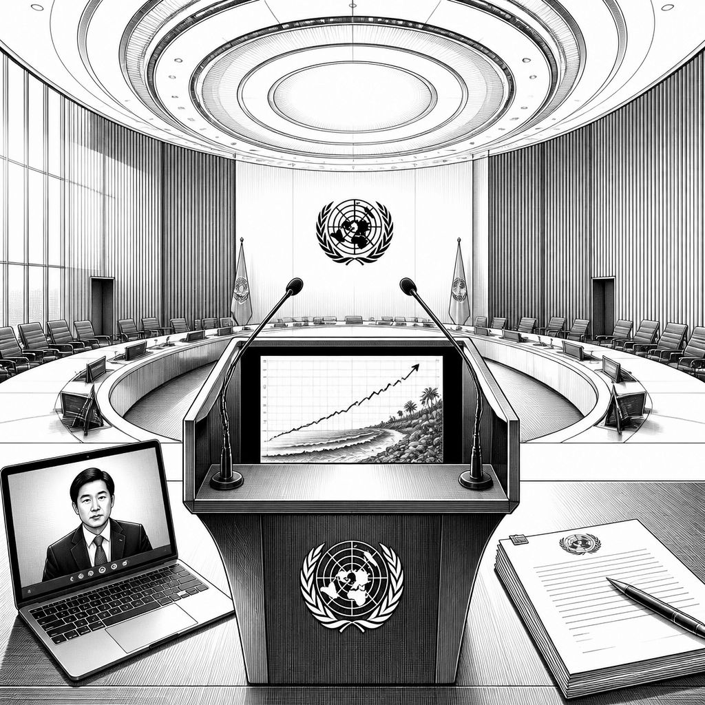 UN-Generaldebatte in New York: Video statt Einreise und Fokus auf Meeresspiegel UN-Generaldebatte in New York: Video statt Einreise und Fokus auf Meeresspiegel