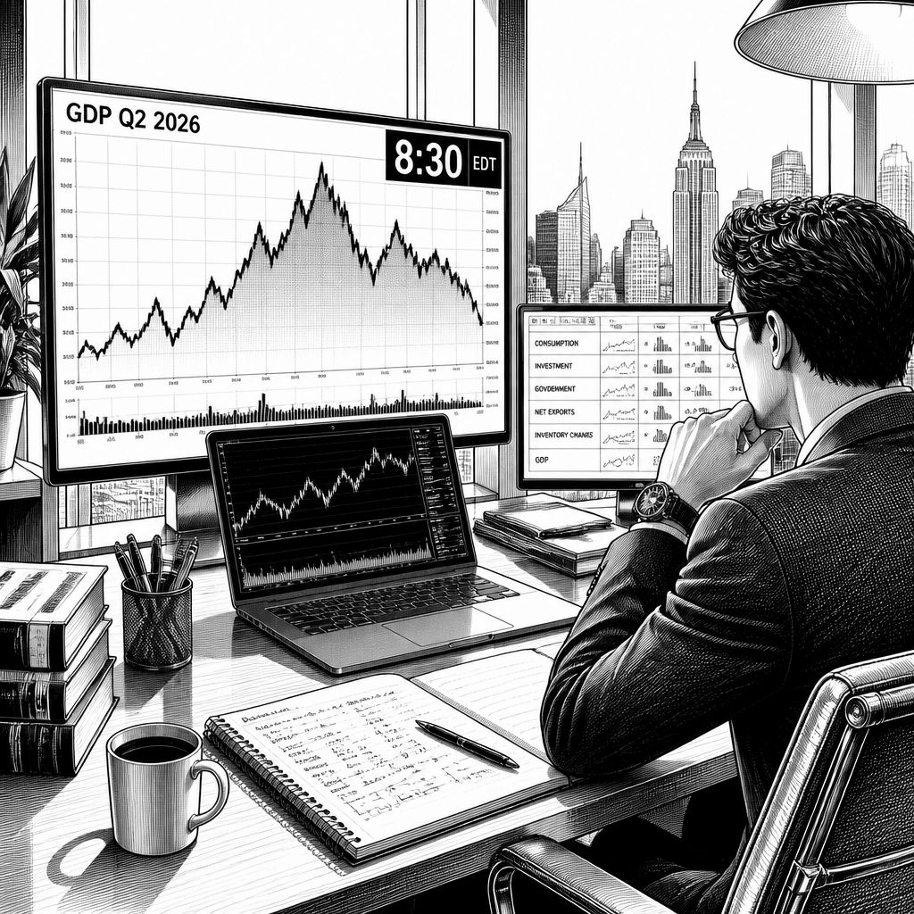 BIP-Schätzung Q2 2026 um 8:30 Uhr: Was der Markt wirklich einordnet BIP-Schätzung Q2 2026 um 8:30 Uhr: Was der Markt wirklich einordnet