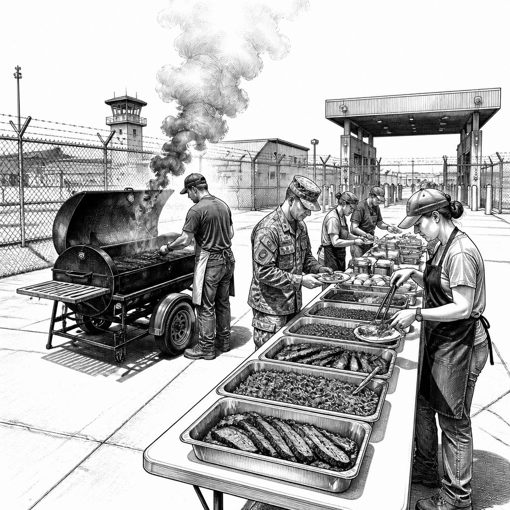 Community-Event in Vandenberg: Traditionelles BBQ seit 2005 für rund 1.000 Soldaten Community-Event in Vandenberg: Traditionelles BBQ seit 2005 für rund 1.000 Soldaten