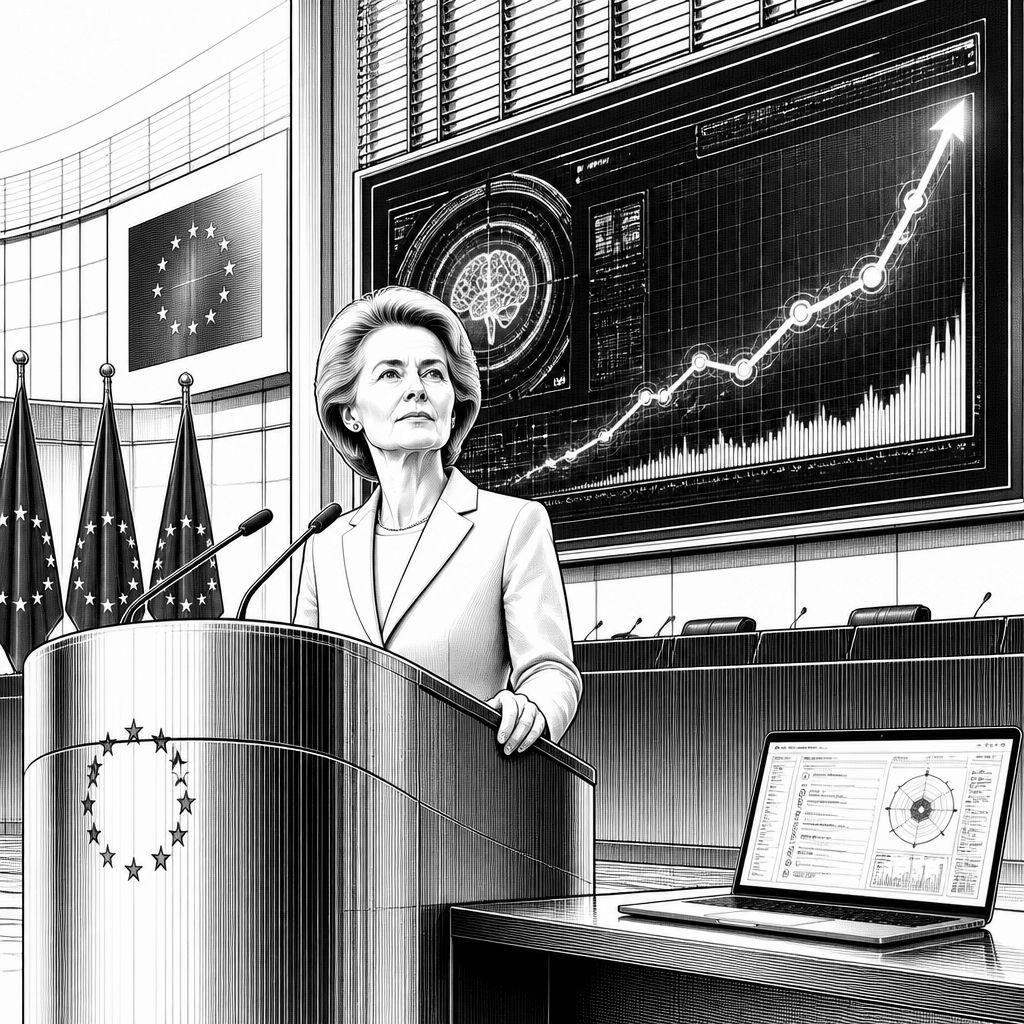 Von der Leyen fordert KI-Tempo-Bremse: Europa soll Frontier-Modelle sicher fördern Von der Leyen fordert KI-Tempo-Bremse: Europa soll Frontier-Modelle sicher fördern