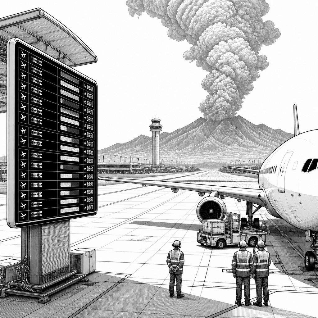 Vulkanasche-Alarm in Catania endet: Betrieb am Flughafen wieder normal Vulkanasche-Alarm in Catania endet: Betrieb am Flughafen wieder normal