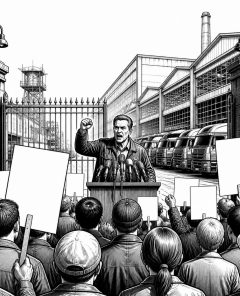 ai-vw-union-leader-press-factory-gates