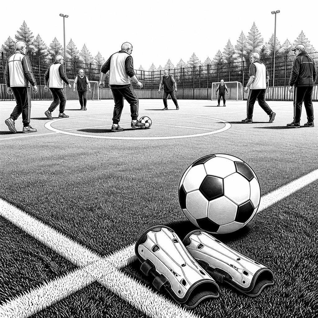 Walking Football beim TV Kapellen: Neustart mit Kunstrasen für 40- bis 80-Jährige Walking Football beim TV Kapellen: Neustart mit Kunstrasen für 40- bis 80-Jährige