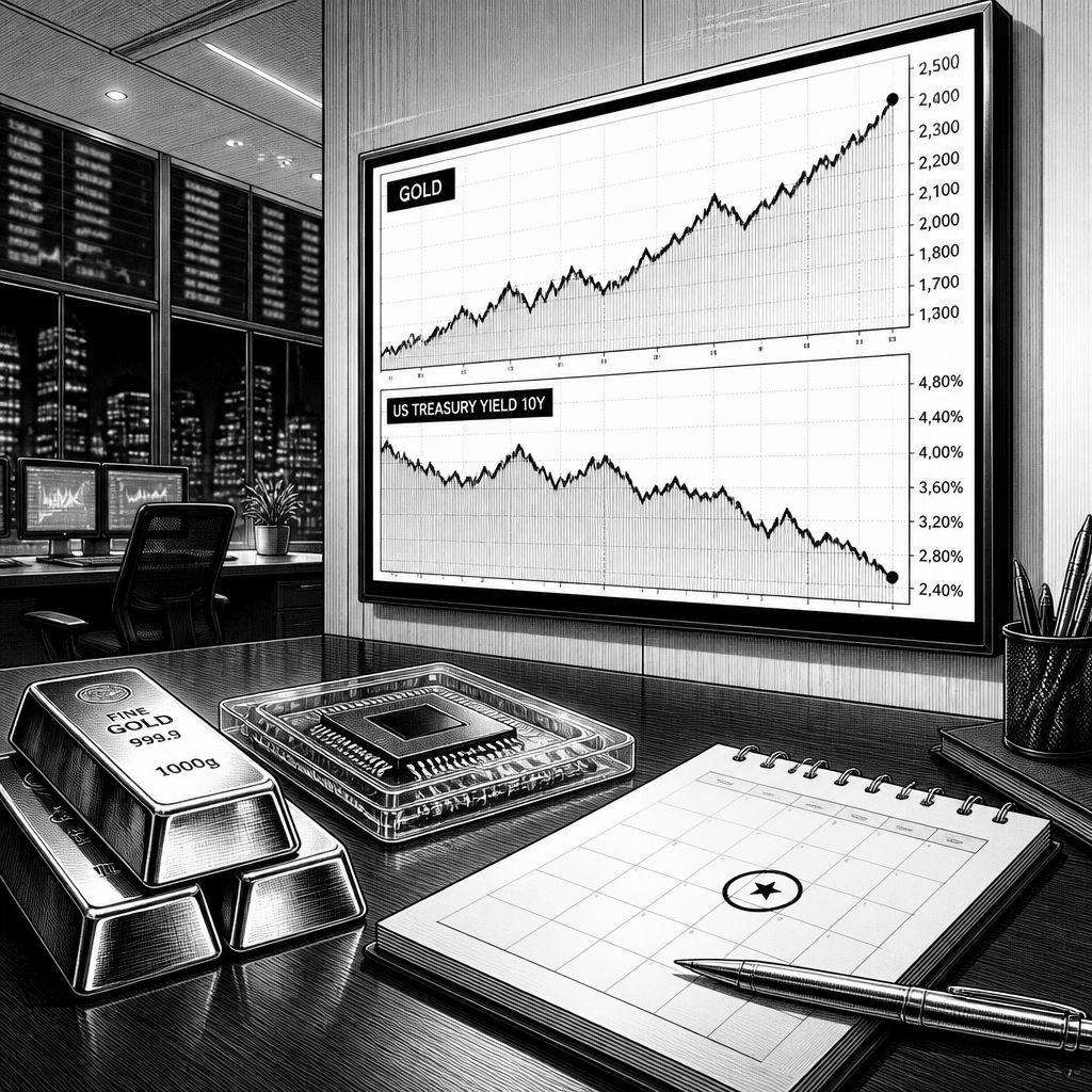 Wall Street vor Fed-Zinsentscheidung: Fokus auf Renditen, Gold und Chip-Deals Wall Street vor Fed-Zinsentscheidung: Fokus auf Renditen, Gold und Chip-Deals