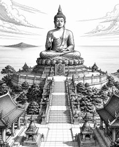 ai-wat-phra-yai-golden-buddha-ocean
