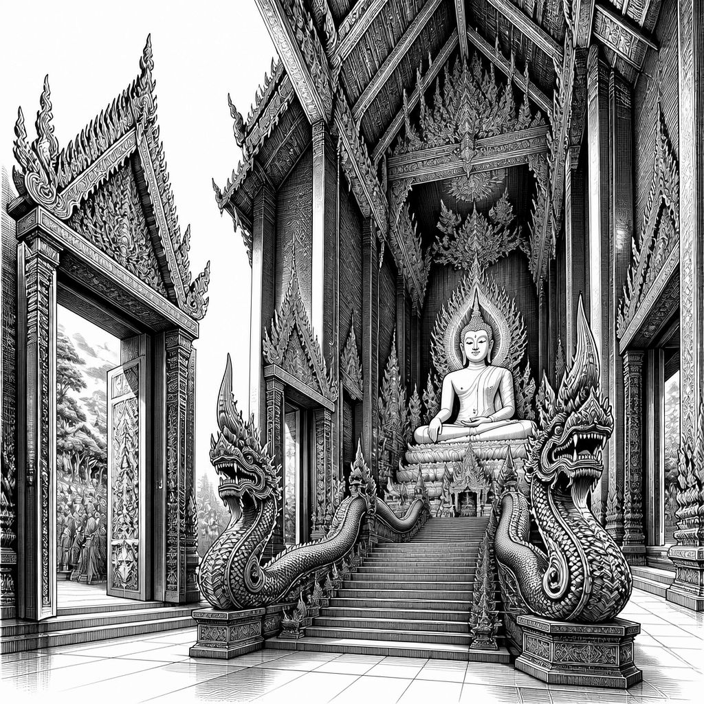 Wat Rong Suea Ten: der blaue Tempel von Chiang Rai und seine Bedeutung Wat Rong Suea Ten: der blaue Tempel von Chiang Rai und seine Bedeutung