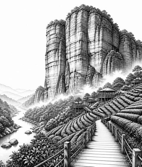 ai-wuyi-shan-teeterrassen-sandsteinfelsen