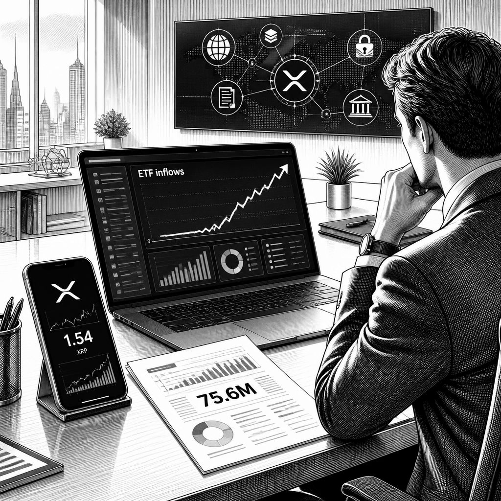 XRP-ETFs verzeichnen 75,6 Mio. US-Dollar Zuflüsse – Ende der Freeze-Phase? XRP-ETFs verzeichnen 75,6 Mio. US-Dollar Zuflüsse – Ende der Freeze-Phase?