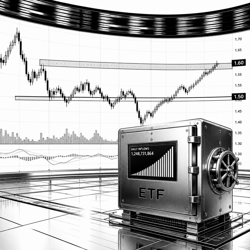XRP legt im ETF-Zufluss zu: Technische Marke bei 1,50 US-Dollar im Fokus XRP legt im ETF-Zufluss zu: Technische Marke bei 1,50 US-Dollar im Fokus