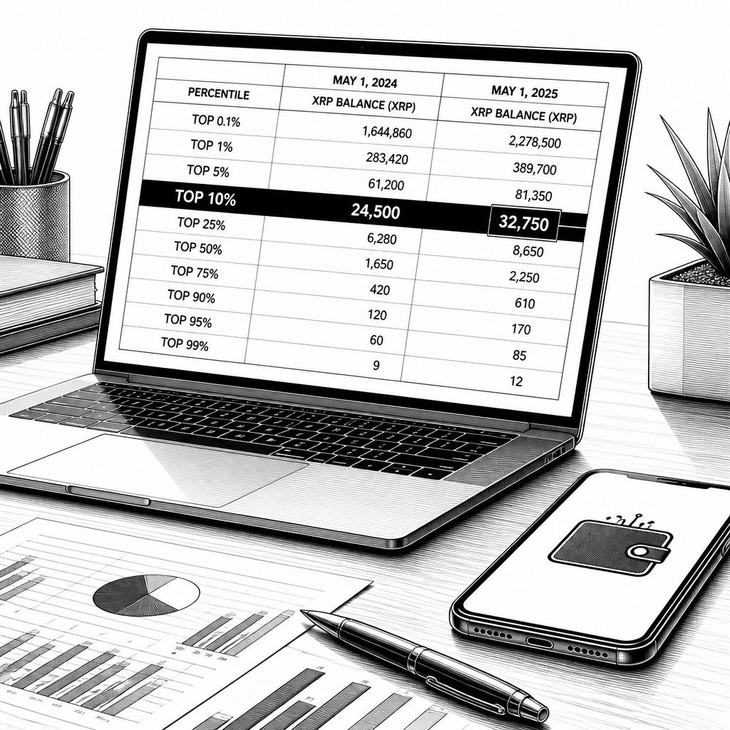 XRP-Rich-List: Weniger XRP für die Top-Perzentile trotz mehr Wallets XRP-Rich-List: Weniger XRP für die Top-Perzentile trotz mehr Wallets