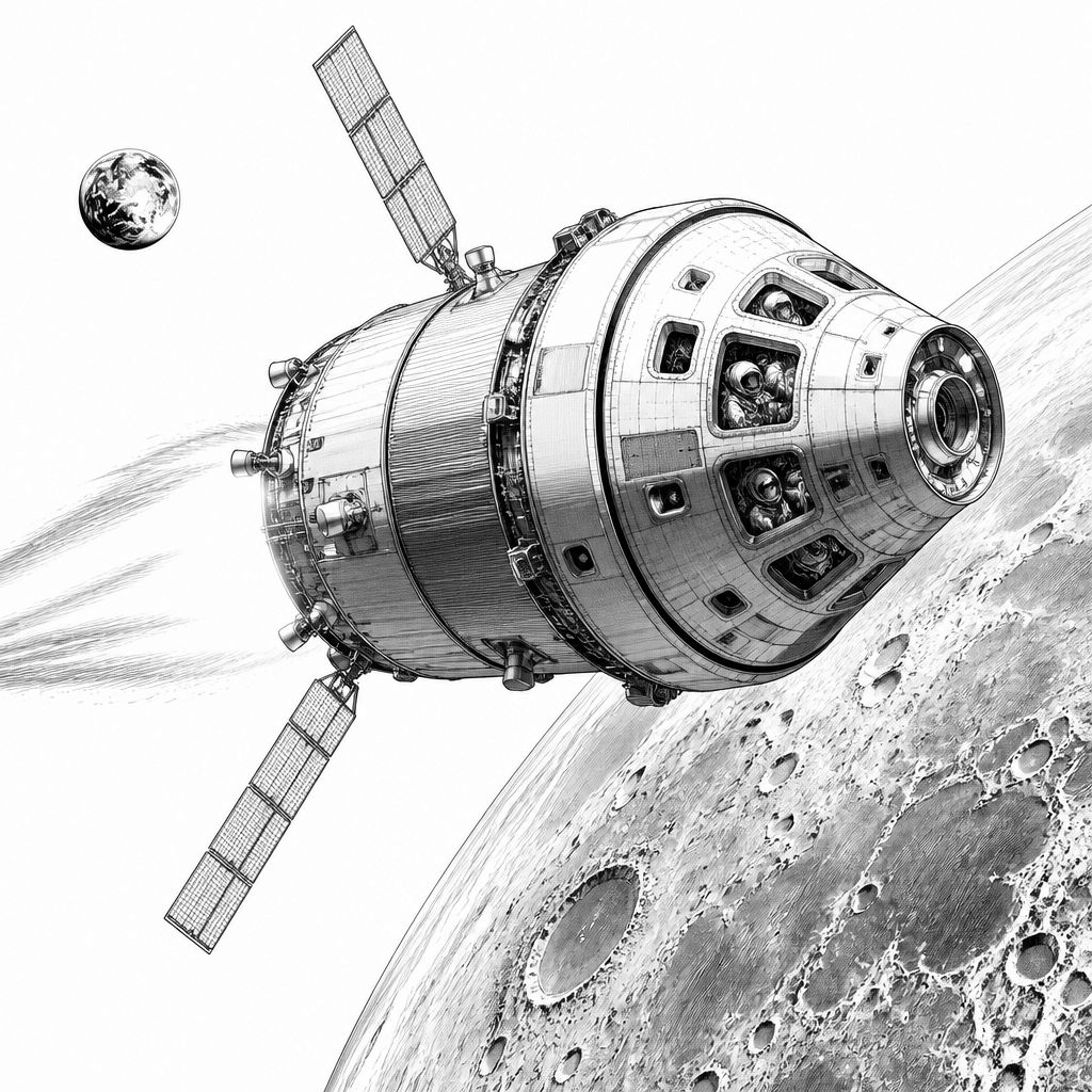 Artemis II startet Richtung Mond: Orion-Orbits, Crew-Sicht und Meilenstein Artemis II startet Richtung Mond: Orion-Orbits, Crew-Sicht und Meilenstein