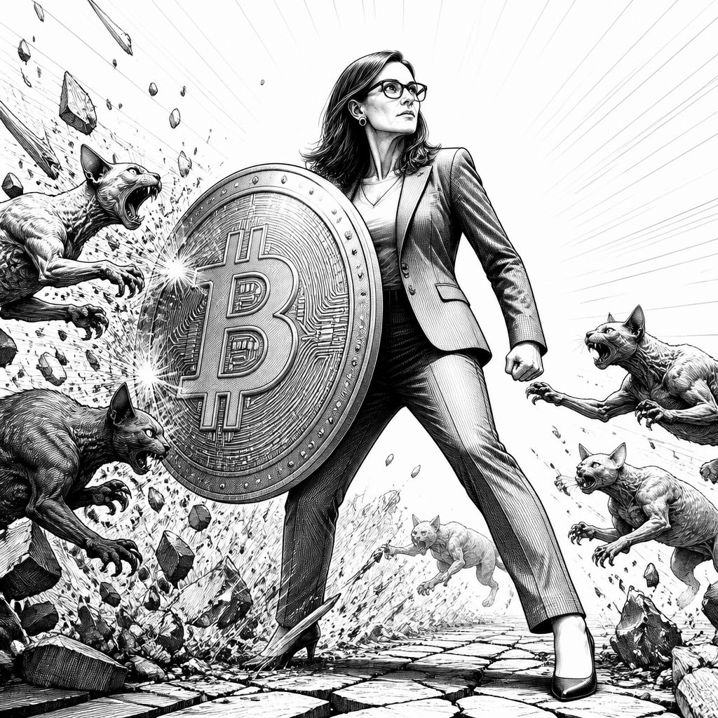 Cathie Wood verteidigt Bitcoin nach ARK-Verkäufen: Deflation statt Totgespräch Cathie Wood verteidigt Bitcoin nach ARK-Verkäufen: Deflation statt Totgespräch