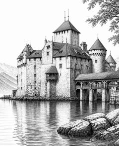 chateau-de-chillon-wasserburg-ki-gestuetzte-reiseinfo
