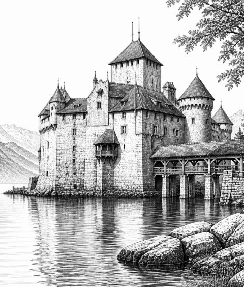 chateau-de-chillon-wasserburg-ki-gestuetzte-reiseinfo