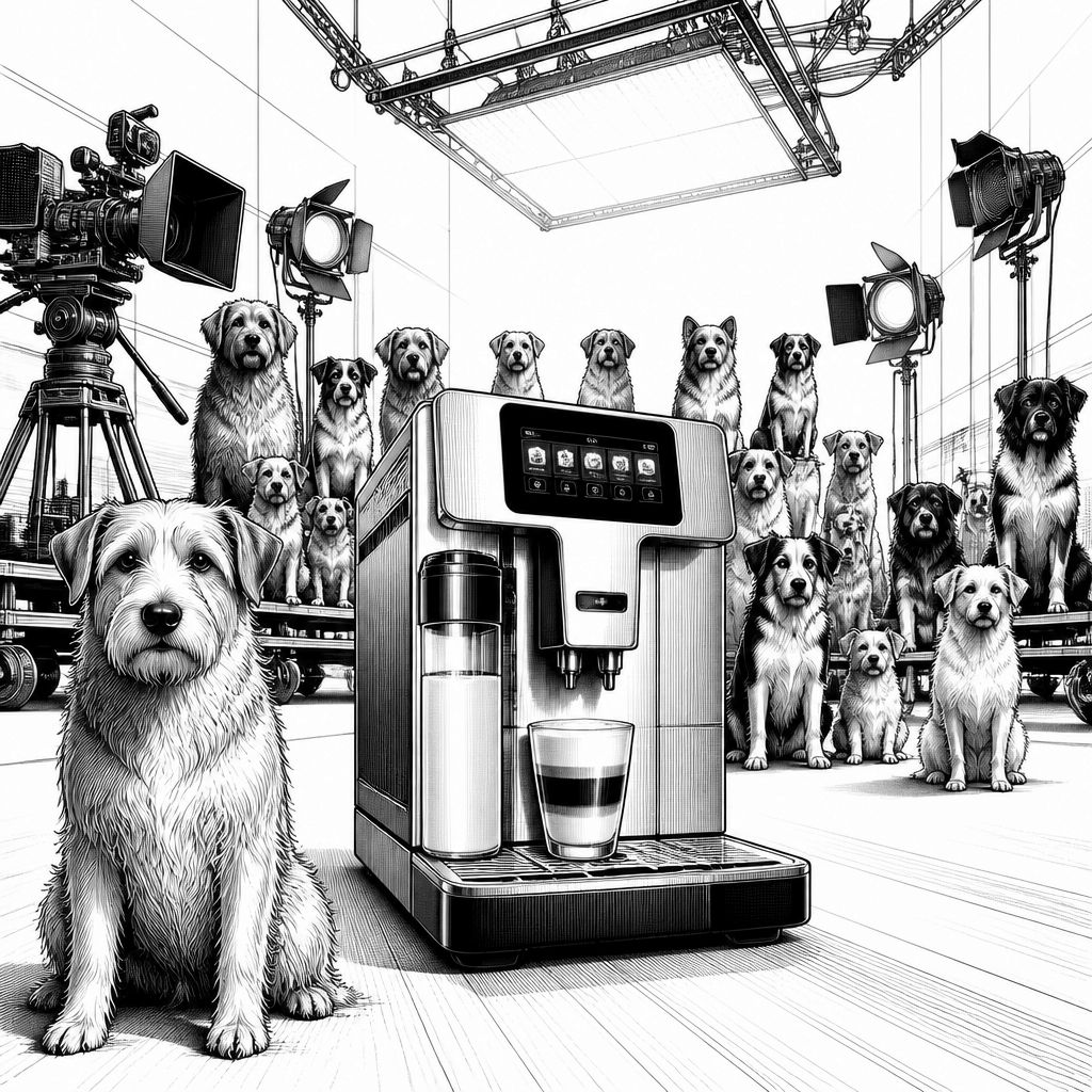 De’Longhi bringt Eletta Ultra mit Brad Pitt, Spike Jonze und 16 Hunden in Social und TV De’Longhi bringt Eletta Ultra mit Brad Pitt, Spike Jonze und 16 Hunden in Social und TV