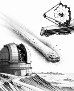gemini-jwst-450p-loneos-coma-co2-staub