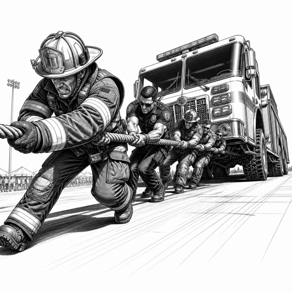 „Heroes Pull“ in Kansas: Einsatzkräfte ziehen 30.000-Pfund-Fahrzeuge für Special Olympics „Heroes Pull“ in Kansas: Einsatzkräfte ziehen 30.000-Pfund-Fahrzeuge für Special Olympics
