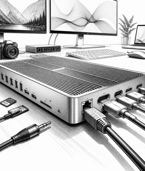 keychron-thunderbolt-5-dock-test-14-ports-80-gbit