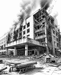kiew-klinik-angriff-brand-wissenschaftsgebaeude