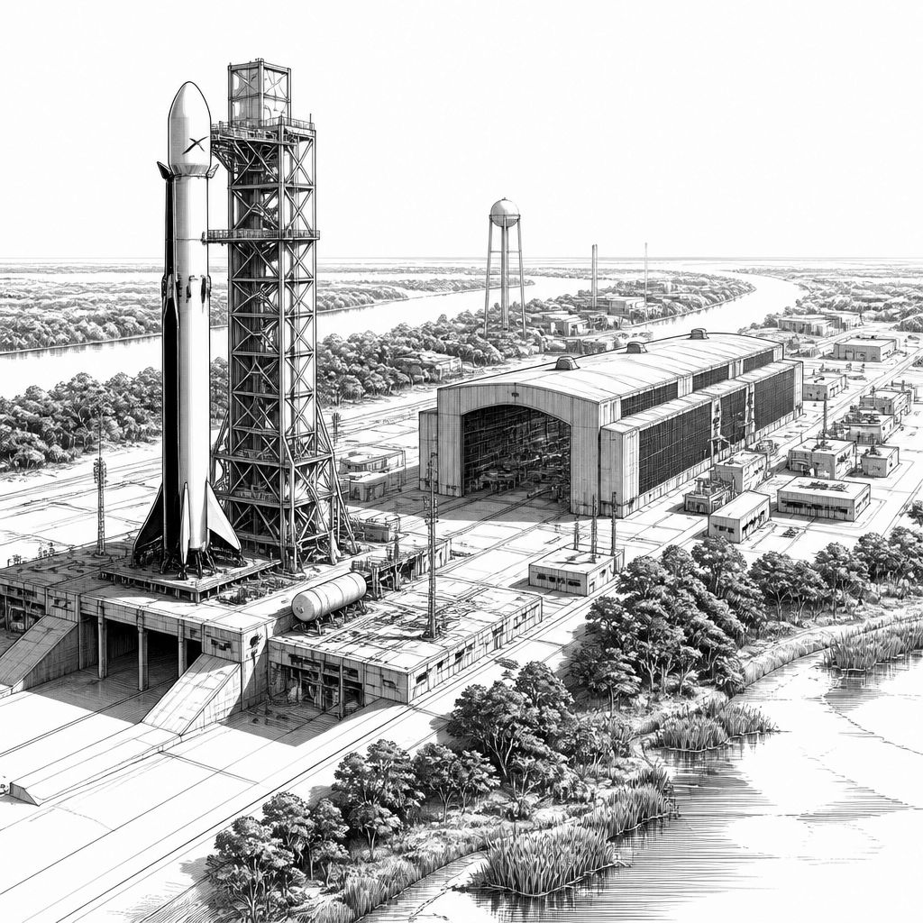 Louisiana buhlt um US Space Academy: RFI-Phase und Michoud-Korridor Louisiana buhlt um US Space Academy: RFI-Phase und Michoud-Korridor