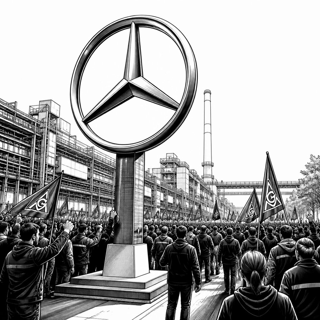 Mercedes-Sparkurs in Bremen: IG Metall organisiert Proteste an Werk und Zulieferstandorten Mercedes-Sparkurs in Bremen: IG Metall organisiert Proteste an Werk und Zulieferstandorten