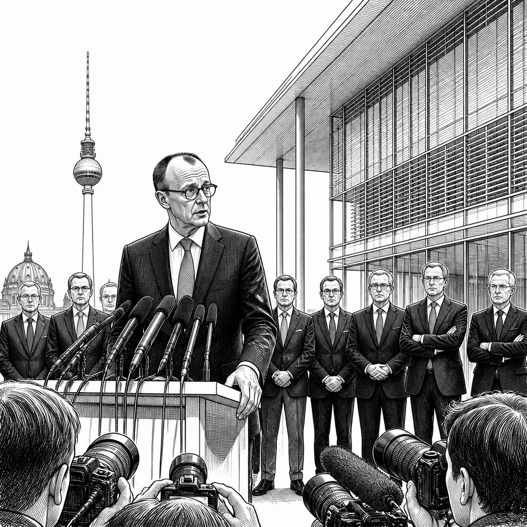 Merz will nach Prognosen zu Landtagswahlen in Berlin Stellung nehmen Merz will nach Prognosen zu Landtagswahlen in Berlin Stellung nehmen